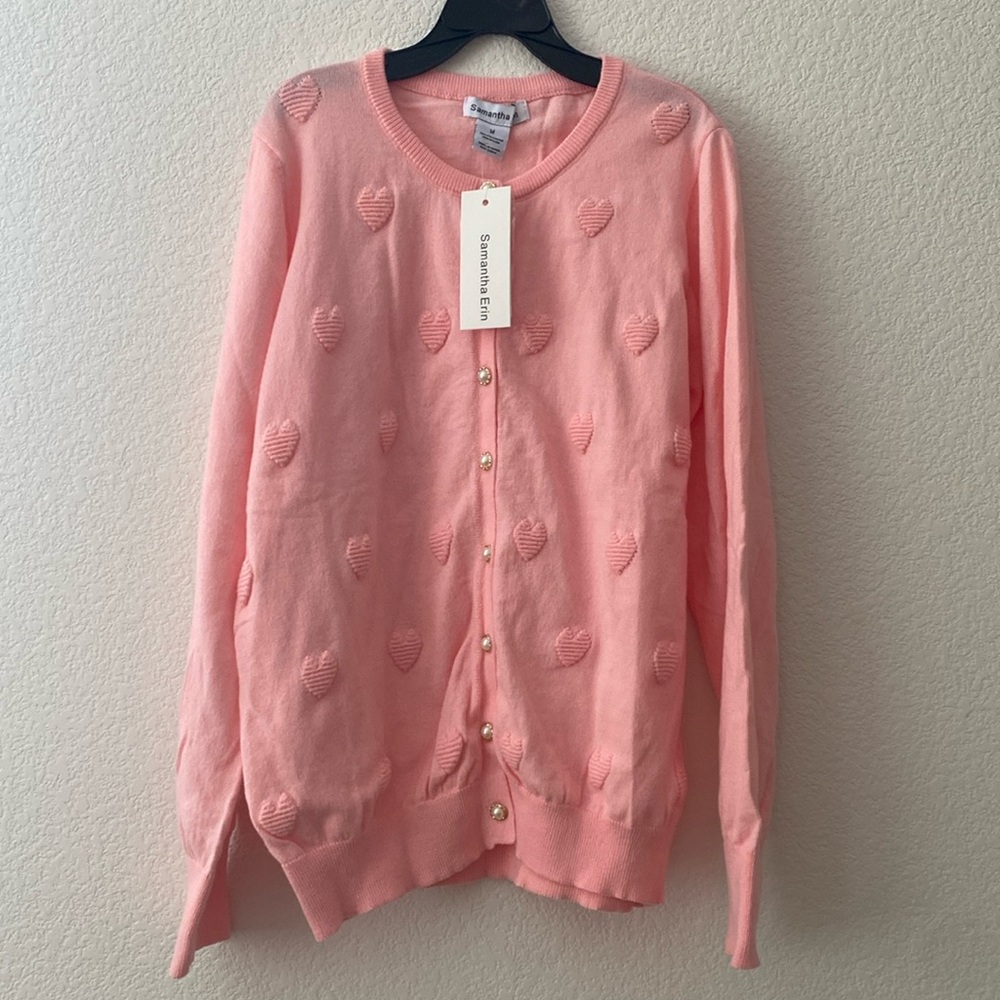 Samantha Erin Pink Cardigan